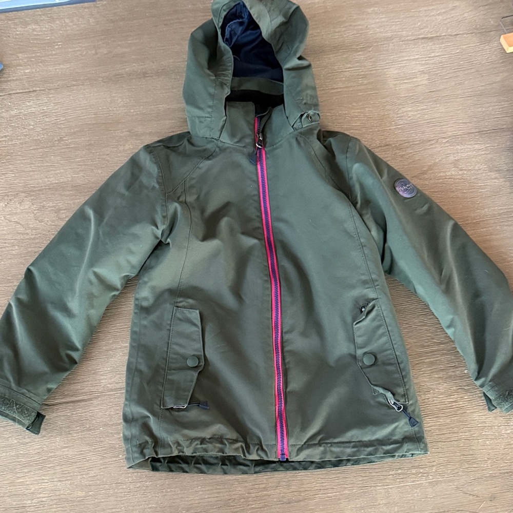 Kids 2 in 1 green jacket